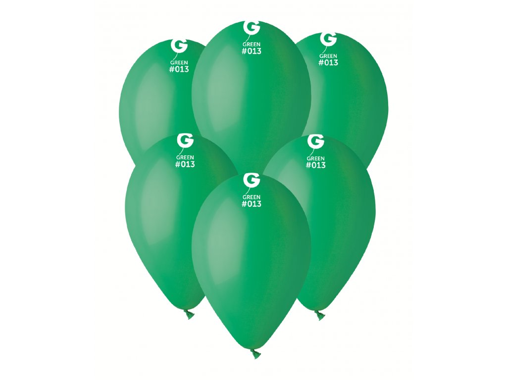 Gemar Balónek pastelový smaragdově zelený 26 cm 100 ks