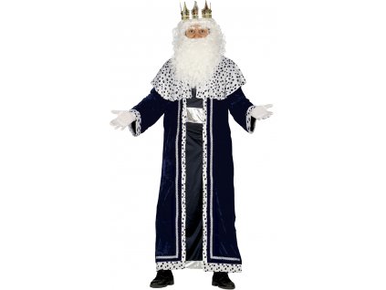 Kostým kráľ Melichar- modrý (Velikost - dospělý L)