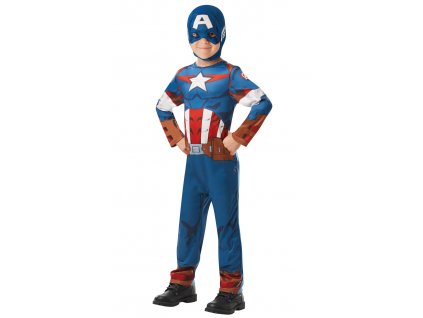 Kostým Captain America detský (Velikost - děti L)