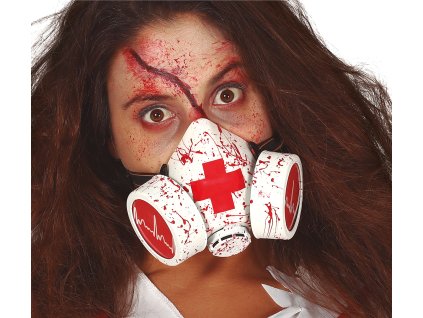 Krvavá plynová maska