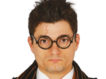 Kulaté brýle bez sklíček Harryho Pottera