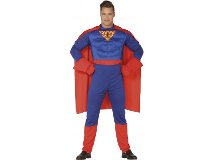 Pánsky kostým - Superman (Velikost - dospělý M)