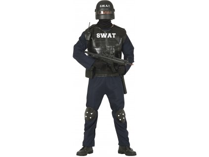 Pánsky kostým - SWAT (Velikost - dospělý M)