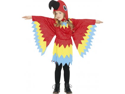 Detský kostým - Papagáj (Velikost - děti M)