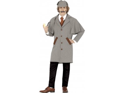Kostým - Sherlock Holmes (Velikost - dospělý M)