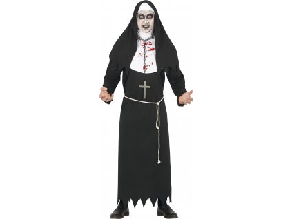 Pánsky kostým - Kňaz - Annabelle (Velikost - dospělý M)