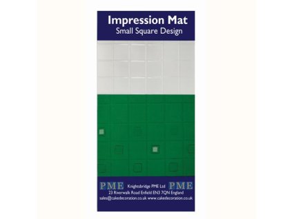 Otiskovací a strukturální fólie dekor Malý čtverec - Small Square Design