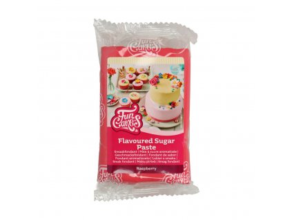 48902 cerveny rolovany fondant raspberry s prichutou malin 250 g