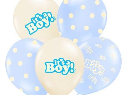 Balón svetlomodrý - It´s a boy 30 cm