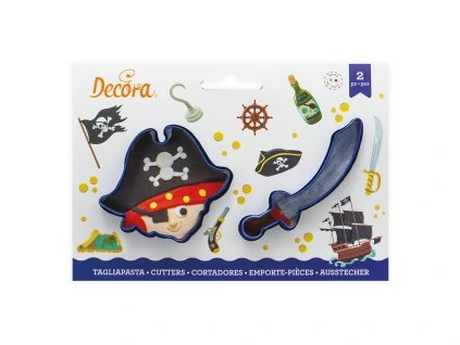 Sada vykrajovačiek - pirát