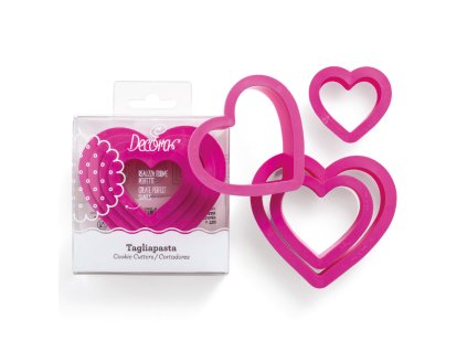 Sada vykrajovátek srdce 4 ks