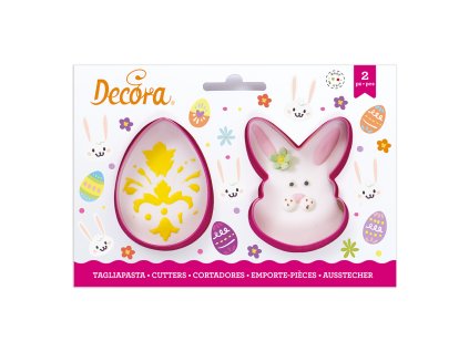 Sada velikonočních vykrajovátek - zajíček a vejce