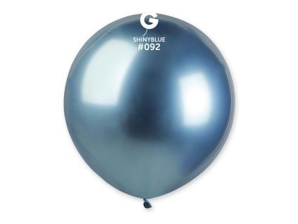 Balón chrómový modrý 48 cm 1 ks