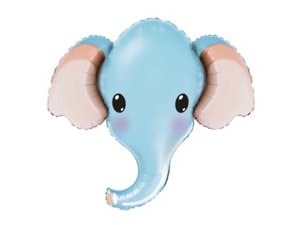 Fóliový balón - Modrý sloník 60 cm