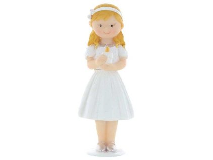 1. svaté přijímání dívka - figurka na dort
