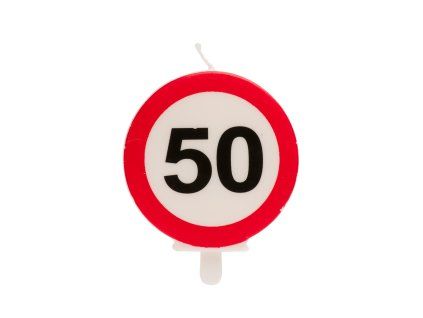 Narodeninová sviečka - 50