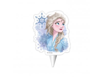 57492 2 narodeninova sviecka elsa frozen ii 7 5 cm