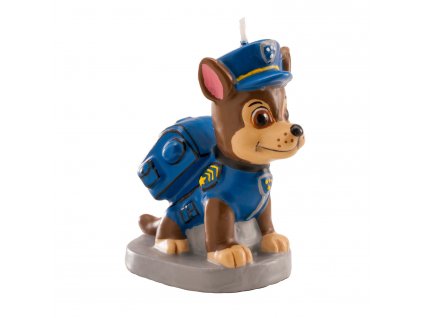 57351 1 narodeninova sviecka 3d chase paw patrol 7 cm