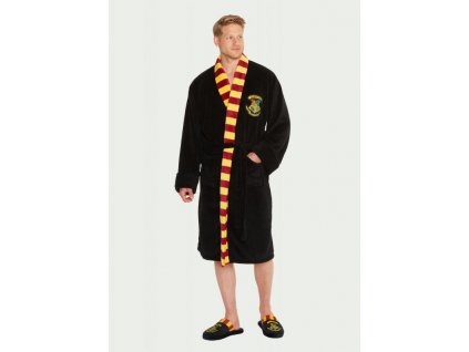 Hogwarts Mens Bathrobe front WEB