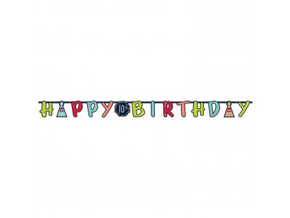 58164 jumbo banner happy birthday mix 320 cm