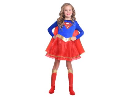 Detský kostým - Supergirl Classic (Velikost - děti S: 110 cm)