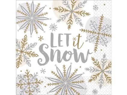 Servítky - Let it snow 33 x 33 cm