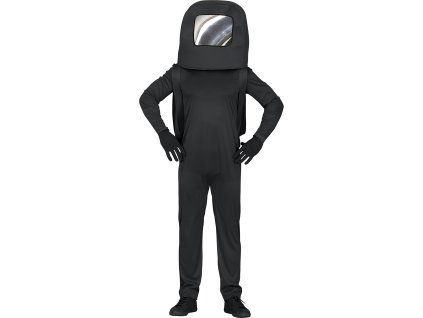 Detský kostým - Among Us čierny