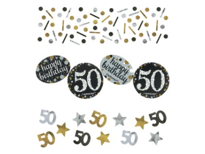 64497 konfety trblietava zlata 50