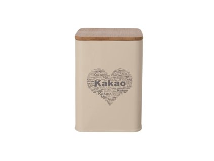 64695 plechova doza kakao 9 5 x 9 5 x 14 cm