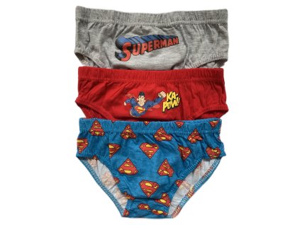 Chlapčenské spodné prádlo - Superman mix 3 ks (Velikost - děti 104/110)