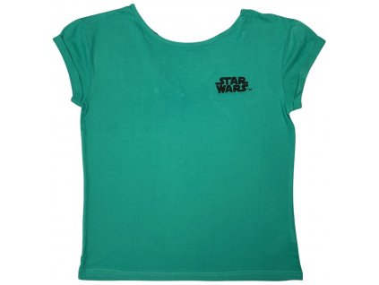 Dámske tričko - Star Wars zelené (Velikost - dospělý L)