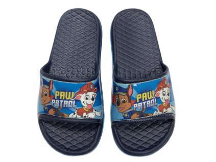 Detské šľapky - Paw Patrol tmavomodré (Obuv 24)