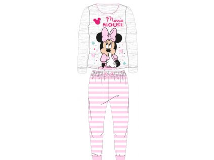 Dievčenské pyžamo - Minnie Mouse ružové (Velikost - děti 104)