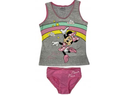 Dievčenské spodné prádlo - Minnie Mouse set ružový (Velikost - děti 104/110)