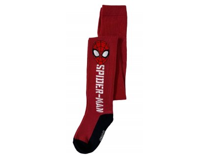 Chlapčenské pančuchy - Spiderman červené (Velikost - děti 104/110)