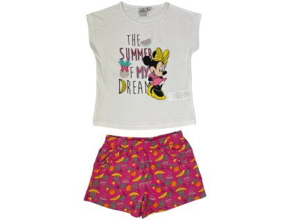 Letný plážový set Minnie Mouse - biely (Velikost - děti 3 roky)