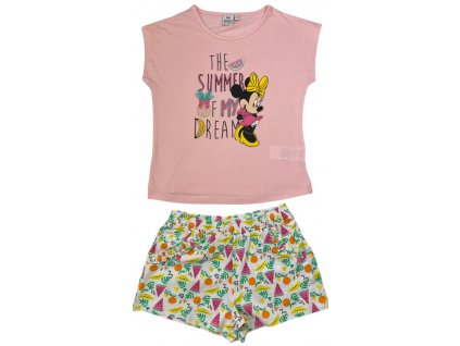 Letný plážový set Minnie Mouse - ružový (Velikost - děti 3 roky)