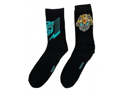 Pánske ponožky - Transformers Bumblebee 2 ks (Velikost ponožek 39/42)