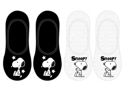 Sada 2 párov dámskych ponožiek - Snoopy mix (Velikost ponožek 35-38)
