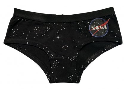 Dievčenské spodné prádlo - NASA čierna (Velikost - děti 122/128)