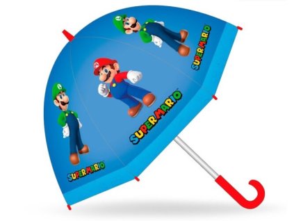 Detský dáždnik - Super Mario modrý