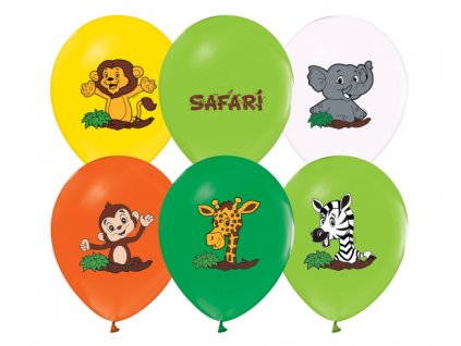 Balóny Safari 5 ks