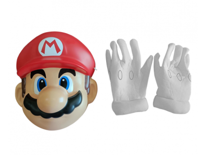 Sada Super Mario - Maska a rukavice