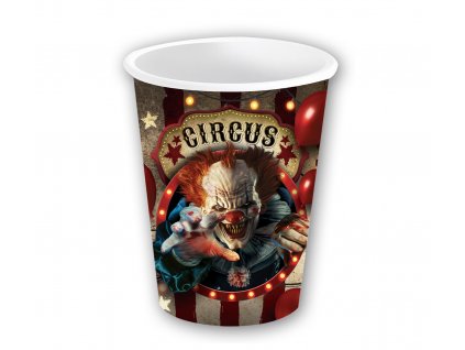 73713 1 pohare halloween circus klaun 240 ml 6 ks