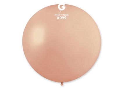 Balónik pastelový ružový 80 cm