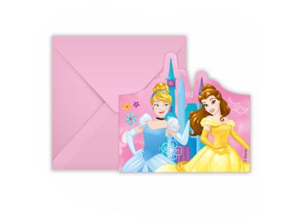 75888 pozvanky disney princezne 6 ks