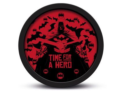Stolové hodiny Batman - Time for a hero