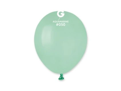 Balónik pastelový akvamarín 13 cm