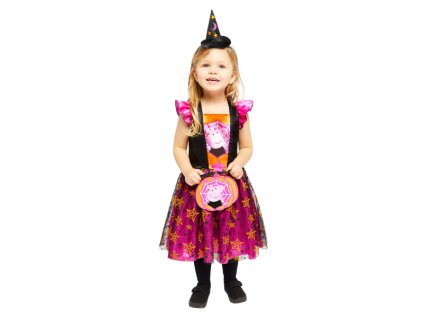 Detský kostým  pre najmenších - Peppa Halloween (Velikost nejmenší 12 - 24 měsíců )