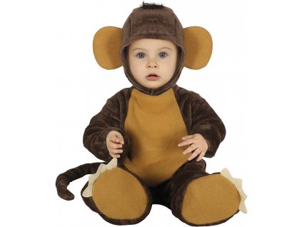 Detský kostým pre najmenších - Opička (Velikost nejmenší 18 - 24 měsíců )
